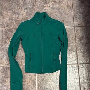Women's Green Jacket lululemon define cropped size 4